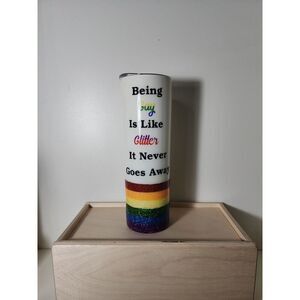 Custom Rainbow Tumbler